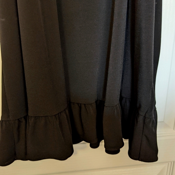 Michael Kors Jet Black Halter Top with gold embellishment. Size Medium. - Picture 4 of 6